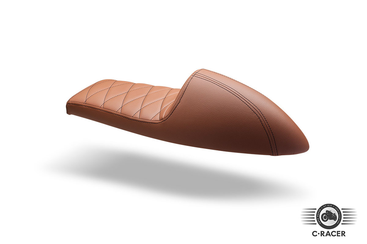 C-Racer FL Classic edition Universal Fully Covered Long Cafe Racer Seat - SCR2FC C-Racer FL Classic edition Universal Fully Covered Long Cafe Racer Seat - SCR2FC